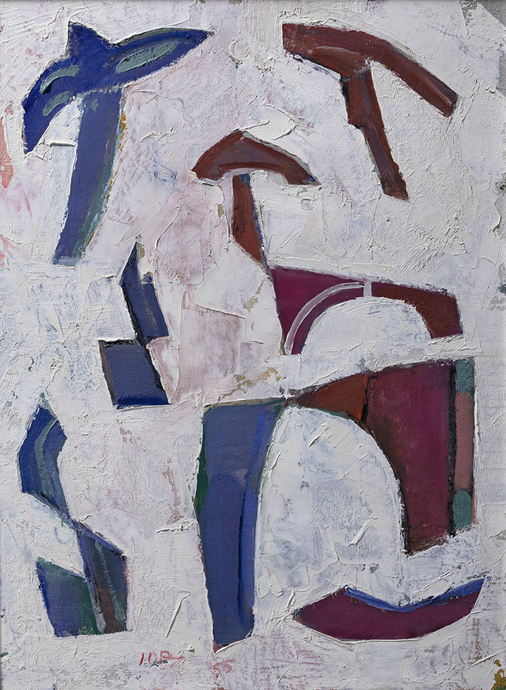 Compositie tegen wit fond